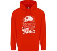 Home Is Where Voi Park Divertente Caravan Bambini Felpa con Cappuccio