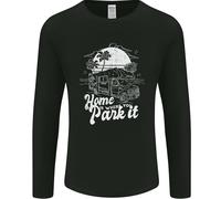 Home Is Where Voi Park Divertente Caravan Uomo Maniche