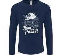 Home Is Where Voi Park Divertente Caravan Uomo Maniche