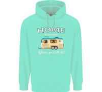 Home Is Where Voi Park It Caravan Divertente Bambini Felpa con Cappuccio