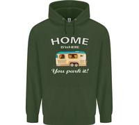 Home Is Where Voi Park It Caravan Divertente Bambini Felpa con Cappuccio