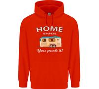 Home Is Where Voi Park It Caravan Divertente Uomo Felpa