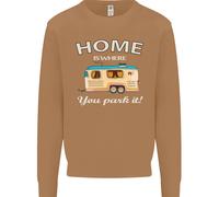 Home Is Where Voi Park It Caravan Divertente Uomo Felpa Maglione
