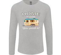 Home Is Where Voi Park It Caravan Divertente Uomo Maniche