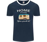 Home Is Where Voi Park It Caravan Divertente Uomo Ringer Fotl