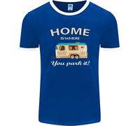 Home Is Where Voi Park It Caravan Divertente Uomo Ringer Fotl