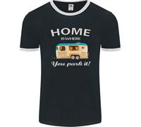 Home Is Where Voi Park It Caravan Divertente Uomo Ringer Fotl
