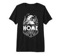Home Is Where We Pop It Up! Maglietta Premium