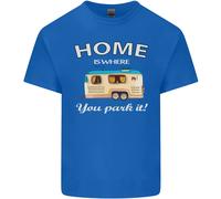 Home Is Where You Park It Caravan Divertente T-Shirt Ragazzi Ragazze