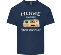 Home Is Where You Park It Caravan Divertente T-Shirt Ragazzi Ragazze