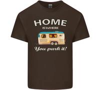 Home Is Where You Park It Caravan Divertente T-Shirt Ragazzi Ragazze