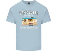 Home Is Where You Park It Caravan Divertente T-Shirt Ragazzi Ragazze