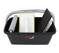 Home it® Kit fughe piastrelle 3 pezzi - secchio 12L con rullo, spugna con manico e frattazzo - set per stuccatura piastrelle