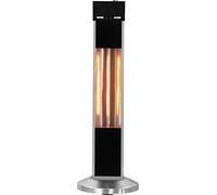 HOME It® Stufa da Esterno a Infrarossi 2000W - Riscaldatore da Pavimento con Tubo al Carbonio, IP34, Struttura in Alluminio, Base Stabile