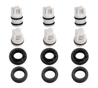 Home Kit di riparazione per idropulitrice portatile Parti di ricambio per teste pompa da 220 V con paraolio Valvole di ritegno per pompe triangolari e a quattro angoli (quattro angoli)