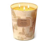 Home Lights Candele profumate a 960g di soia rustiche moderne 3 volte, grandi candele, ideali come regalo per eventi, Home Decor Stress, sollievo per il relax (Caramello salato)