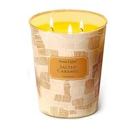 Home Lights Candele profumate a 960g di soia rustiche moderne 3 volte, grandi candele, ideali come regalo per eventi, Home Decor Stress, sollievo per il relax (Caramello salato)