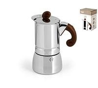 Home Lili caffè Oro Caffettiera da 6 Tazze, Inox