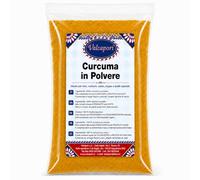HOME LINE Curcuma in Polvere per Curry, Riso, Verdure e Legumi, 1000 g | Per zuppe, cous cous, patate, salse e piatti orientali; consistenza fine per colorare e distribuire uniformemente