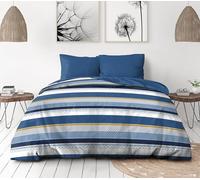 Home Linge Passion | Copripiumino - 3 Pezzi || 2 Persone - 240x260 cm | STANIS