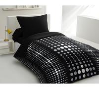 Home Linge Passion Copripiumino Steevy Nero 140 x 200 cm