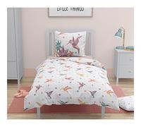 Home Linge Passion Parure copripiumino per bambini, 2 pezzi, 100% cotone 57 fili/cm², 140 x 200 cm, colore: rosa