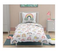 Home Linge Passion Roupillon - Parure copripiumino per bambini, 100% cotone, 140 x 200 cm, colore: Bianco