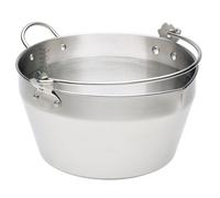 KitchenCraft Home Made Pentola in Acciaio Inossidabile, Ideale per Marmellate con Ricetta Inclusa, Adatta anche per Induzione, 9 Litri
