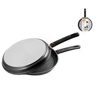 Home Fornetto in Alluminio Antiaderente Basso, Maitre, Nero, 28 cm - 179600