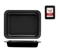 Home Maitre Rosticciera, Rivestimento Antiaderente, 28x22 cm, Alluminio, Antracite, 32x25x5 cm