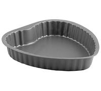 Home Maitre Stampo Cuore Antiaderente, 25 cm, Pietra, Antracite, 26x27x5 cm