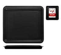 Home Maitre Teglia Rettangolare, Rivestimento Antiaderente, 32x37 cm, Alluminio, Antracite, 39.5x36x2.5 cm