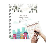 Home Management Binder - Monthly Home Renovation Planner | Versatile Household Record Schedule | Monthly Homes Repair Schedule Homes Maintenance Log Book For Appliance Repair Pipeline Ispection