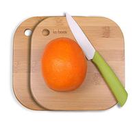 Home Mini Tagliere Piccolo Frutta Tagliere di Legno di Bambù Solido Bordo per Baby Infant dormitoryISet di 2