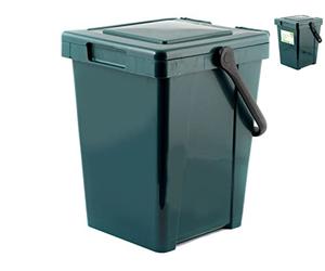 Home Minmax+ Contenitore per Organico, Plastica, Verde, 25 Litri