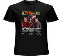Home Movie Alone 30Th Anniversary Full Cast Signed 1990 Movie Film Christmas Vintage Gift Men T Shirt Black M
