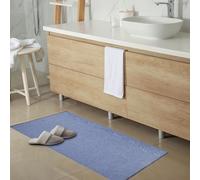 Home My Own | Passatoia Cucina e Bagno Assorbente a Tinta Unita al 60% Poliestere e 40% Cotone - Passatoia Antiscivolo Lavabile in Lavatrice - Piccolo Tappeto per Soggiorno o Ufficio Moderno