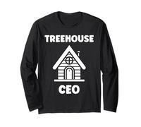Home Nature tree house minimalist simple CEO treehouse Maglia a Manica