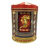 Home of Christmas Barattolo di Natale, contenitore per biscotti, latta, contenitore per biscotti e pan di zenzero (carillon carosello 750 ml/12 x 16 cm)