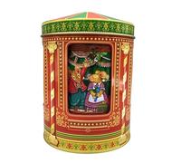 Home of Christmas Barattolo di Natale, contenitore per biscotti, latta, contenitore per biscotti e pan di zenzero (carillon per topi natalizi 750 ml/12 x 16 cm)