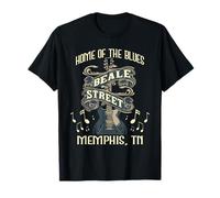 Home Of The Blues Beale Street Memphis - chitarrista musicista Maglietta