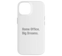 Home Office Grandi sogni Imprenditore Hustle WFH Success Custodia per iPhone 14