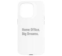 Home Office Grandi sogni Imprenditore Hustle WFH Success Custodia per iPhone 15 Pro