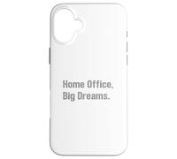 Home Office Grandi sogni Imprenditore Hustle WFH Success Custodia per iPhone 16 Plus