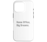 Home Office Grandi sogni Imprenditore Hustle WFH Success Custodia per iPhone 16 Pro