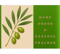 Home Order & Expense Tracker: Stay Organized with a Daily Shopping List, Budget Tracker, and Essential Household Supply Organizer for a Stress-Free Home