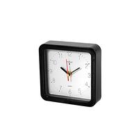 Home Orologio Quadro da Parete, Metallo, Bianco/Nero, 15 cm