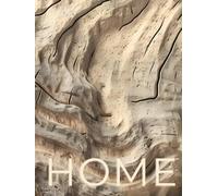 HOME: Oversized Neutral Wood Effect Coffee Table Book for Calm Organic Interiors: Natural Wood Grain Cover Design for Minimal Home Styling & Shelf Display | 300 Lined Pages