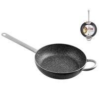 Padella Antiaderente Family Stone Cm 38+man Argento Home