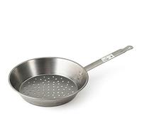 HOME Padella Castagne in ferro 30cm, Manico in Ferro, 4634630
